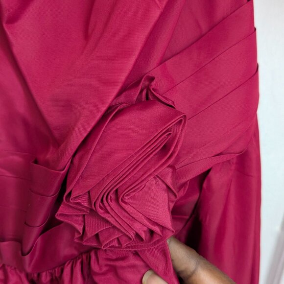 Maroon/Burgundy Dress size 16 - Picture 7 of 8